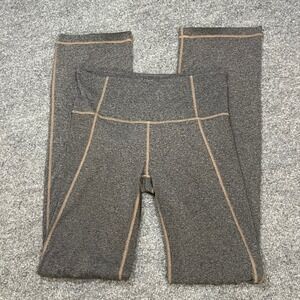 Athleta Flared Leggings Gray Marled Bootcut Yoga Pants Small Leggings Athleisure